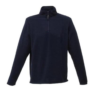 Heren micro zip neck fleece top (170 gsm) (klassiek rood)