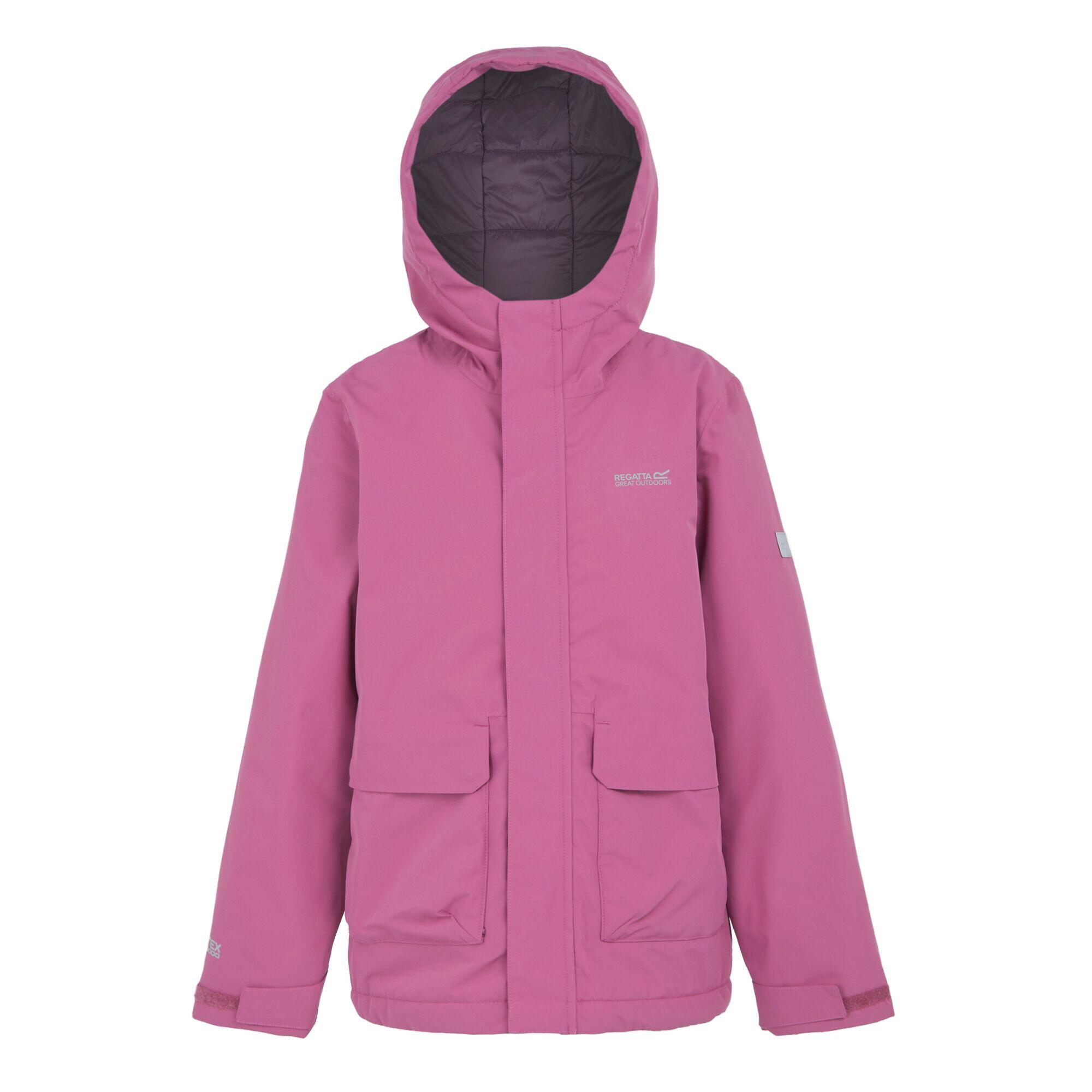 REGATTA Ezdale Waterdichte Jas voor Kinderen/Kinderen (Violet)