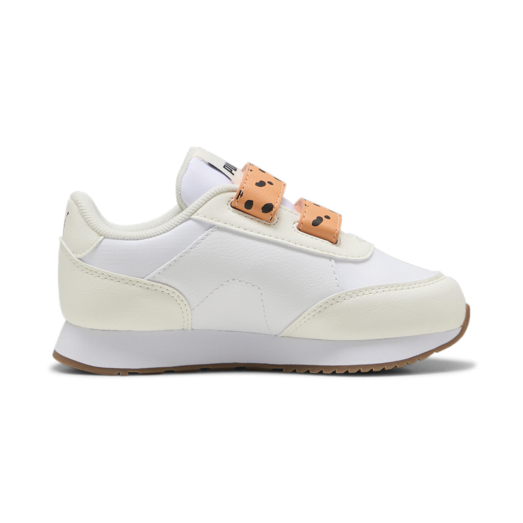 Baskets Adaptator Match Enfant PUMA Warm White Bright Melon Black Orange 6/7