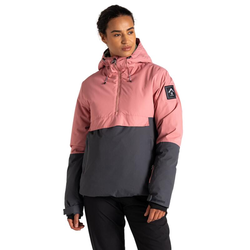 Blouson De Ski SNOWBURST Femme (Vieux Rose / Gris Foncé)