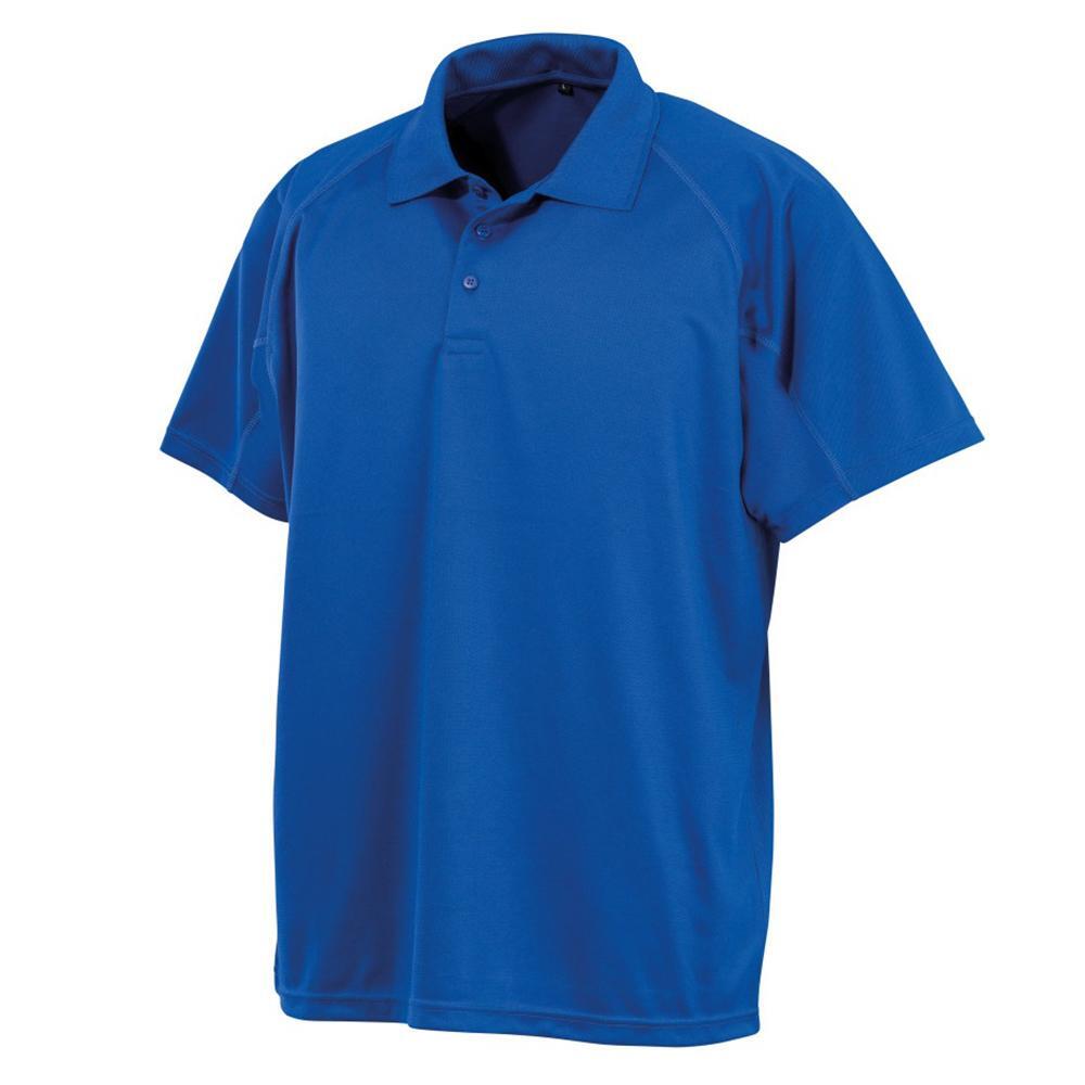 Impact Mens Performance Aircool Polo TShirt (Royal Blue)