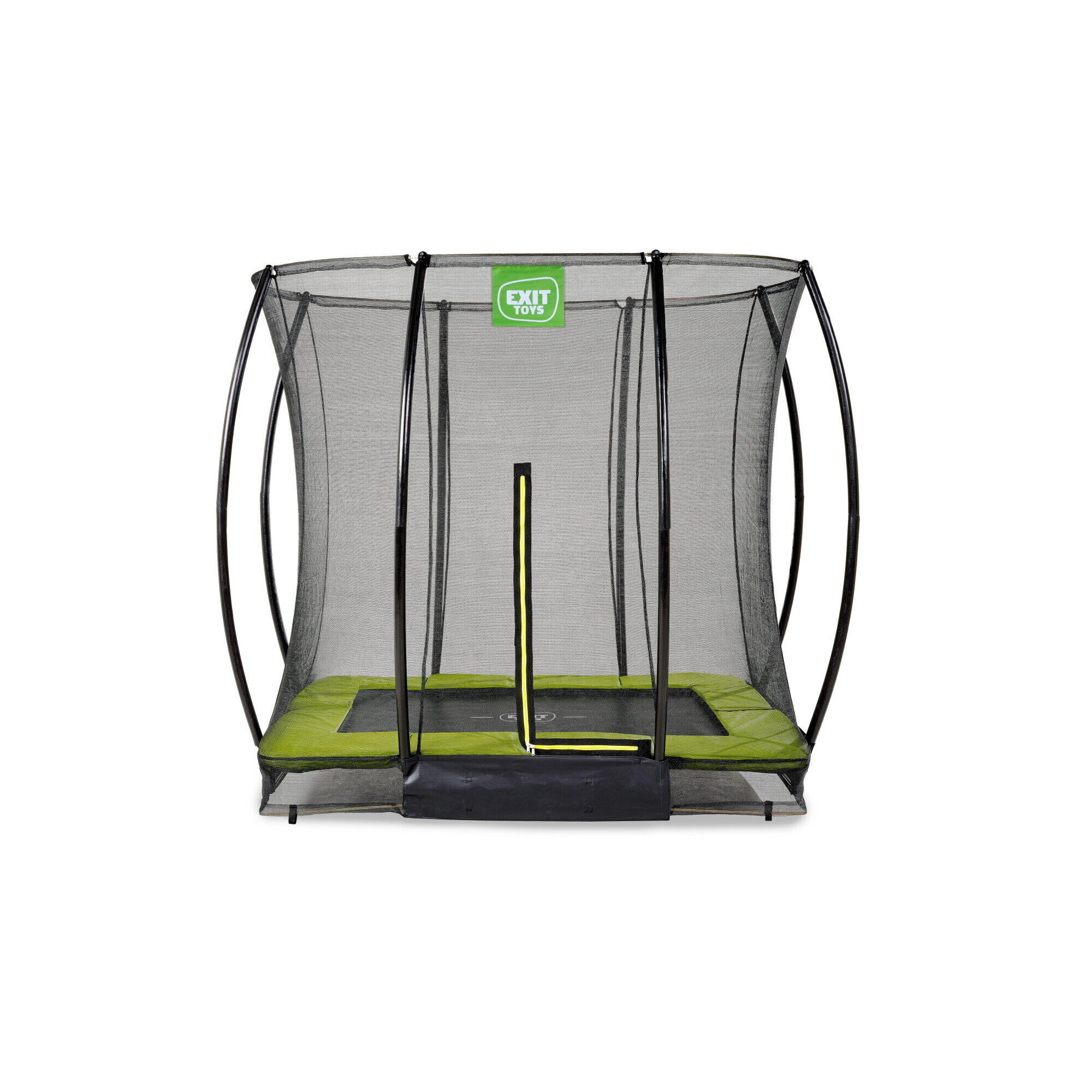 Exit Toys - Trampoline Enterré Silhouette 153x214cm - Trampoline - Vert - Decathlon