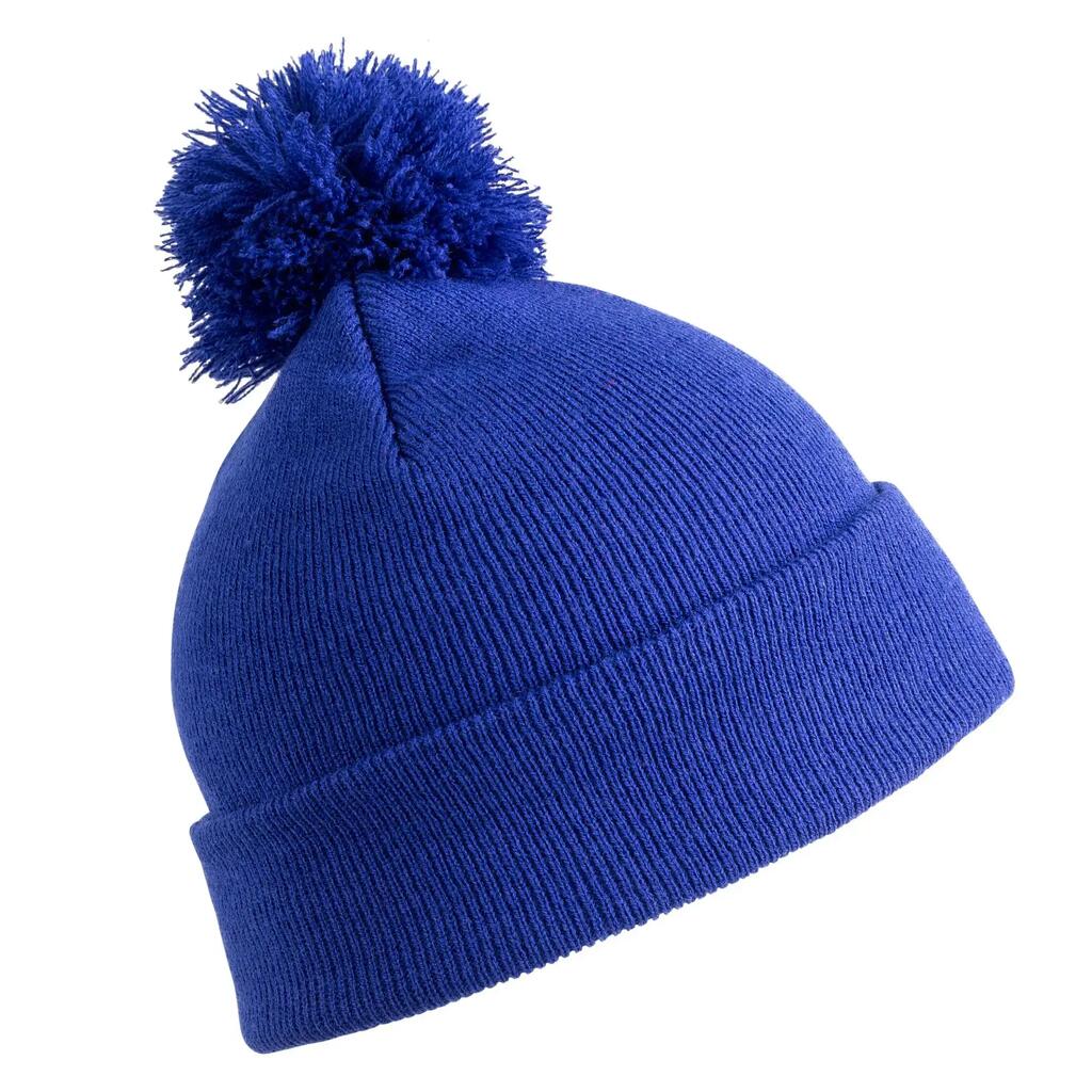 Childrens/Kids Winter Essentials Pom Pom Beanie (Royal Blue)