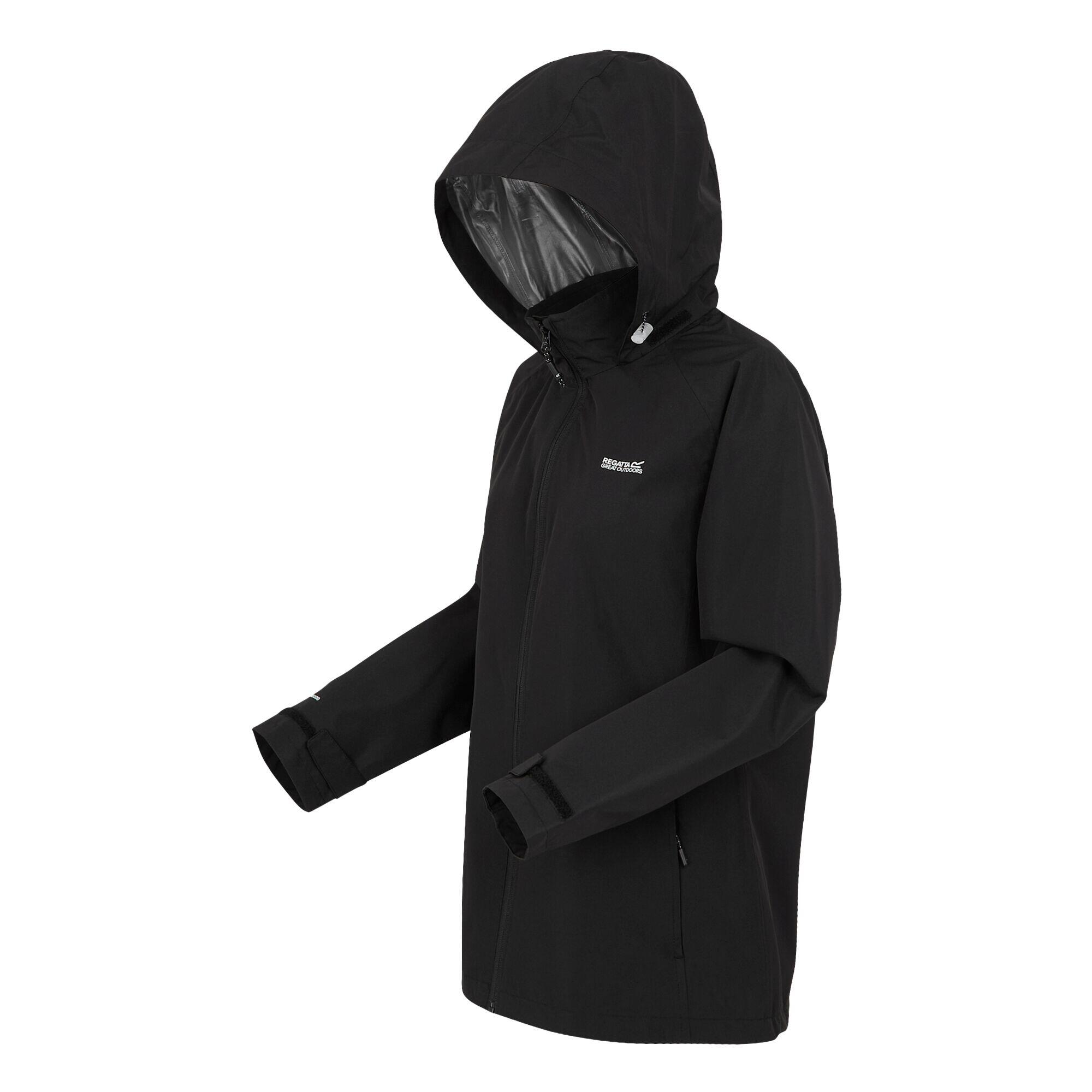 Womens/Ladies Daysha II Waterproof Jacket (Black) 3/5