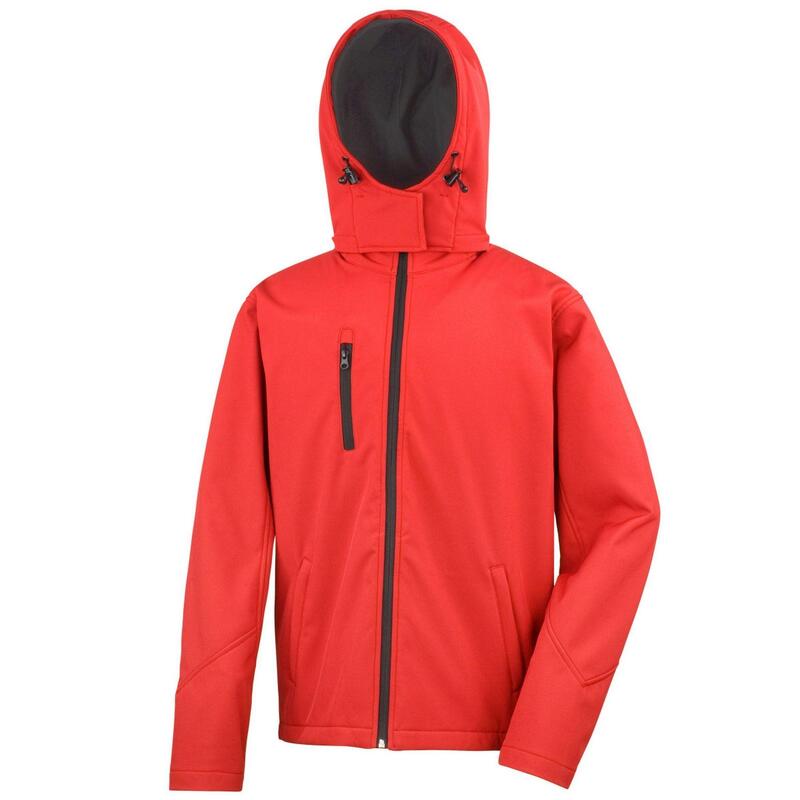 Core Mens Lite kapucnis Softshell kabát