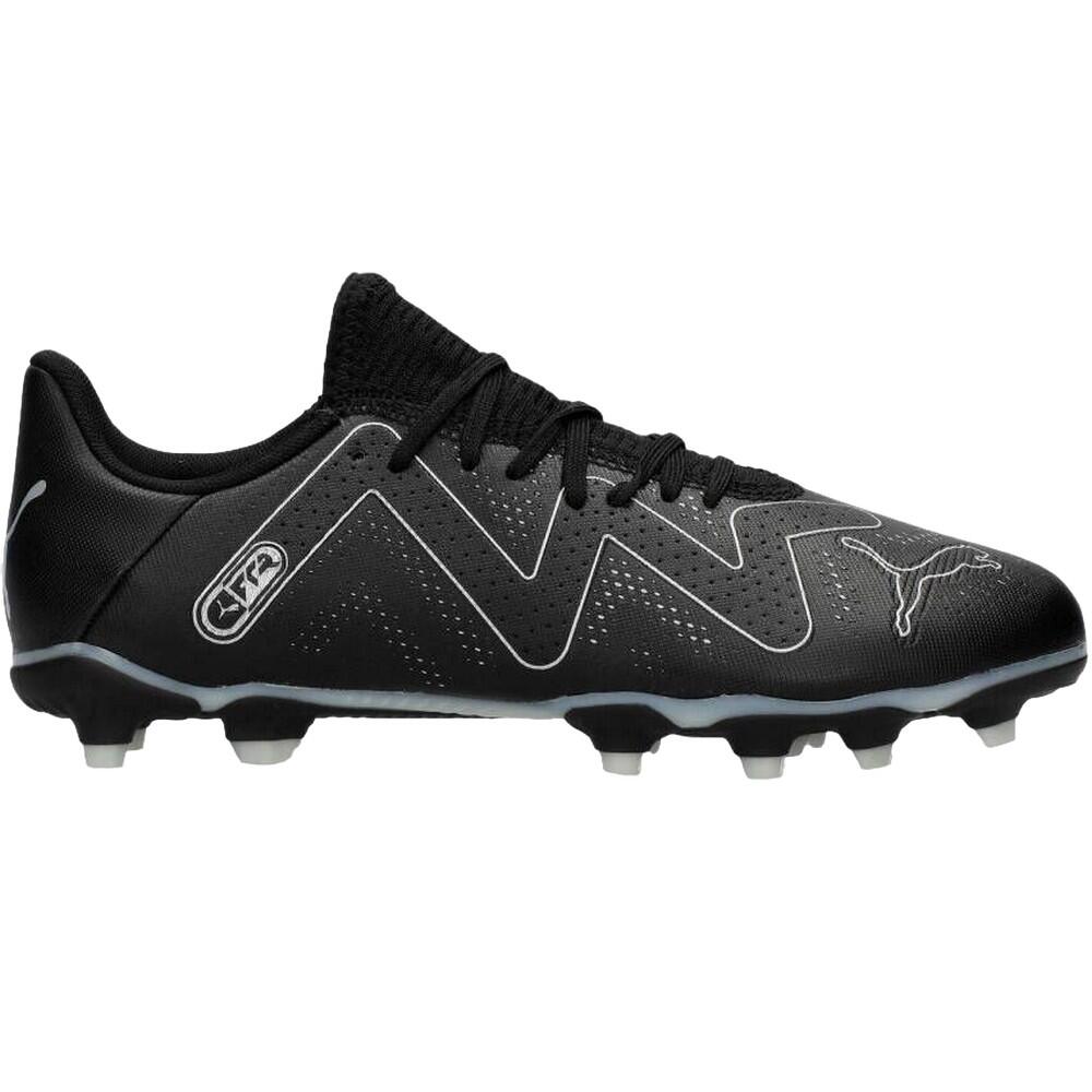 Childrens/Kids Future Play Football Boots (Black/Silver) 3/3