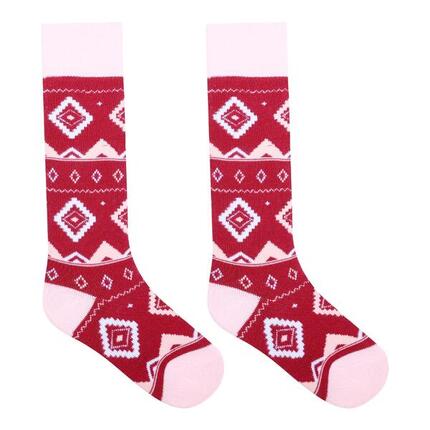 Chaussettes De Ski Enfant (Rose Berry/rose)