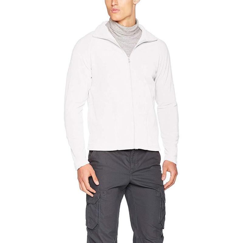 Core Mens Micron Anti Pill Fleece Jasje (Wit)