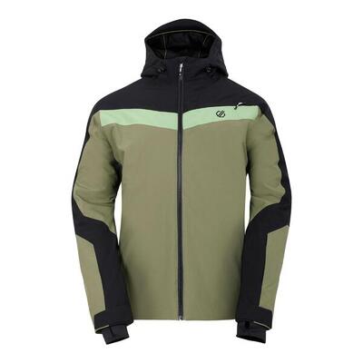 Heren eagle ii ski jas (zwart/clay)