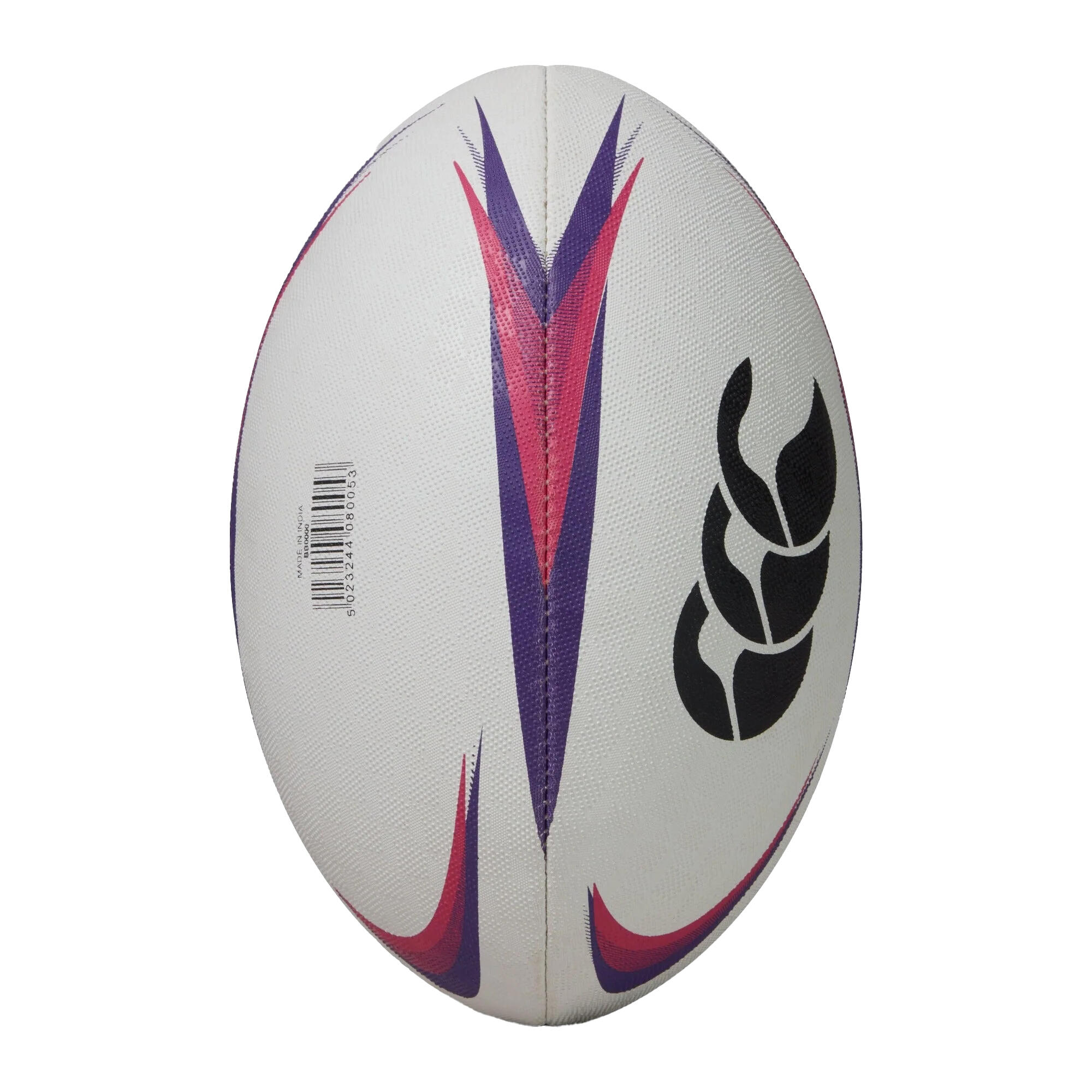 Ballon De Rugby MENTRE (Blanc / Violet Clair / Violet) 2/2