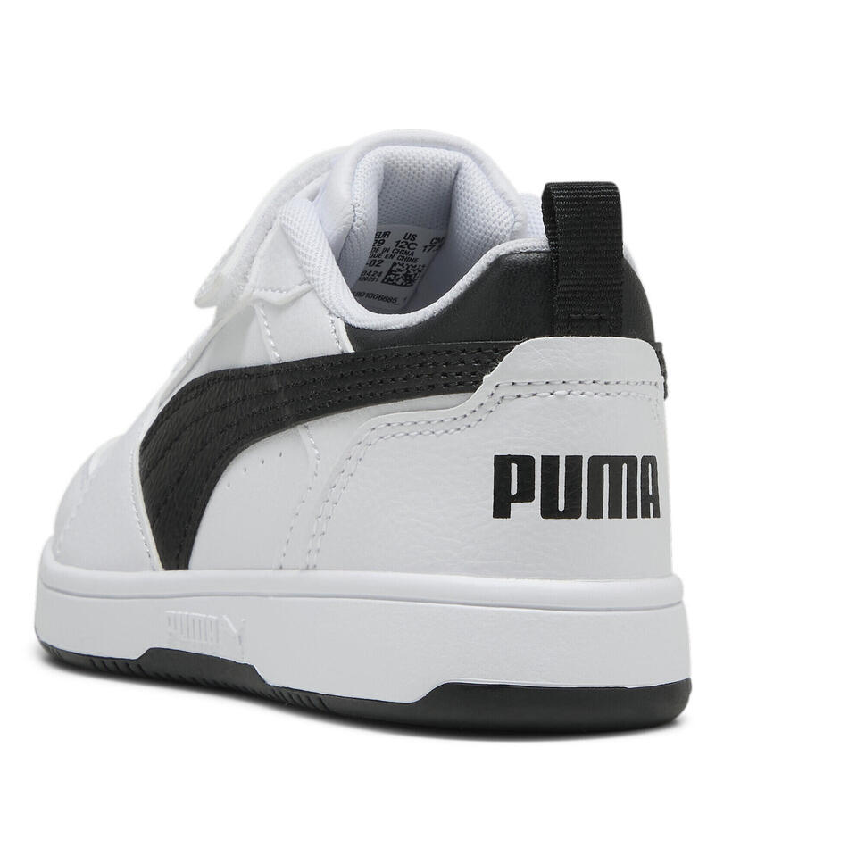 Dziecięce sneakersy PUMA Rebound V6 Lo PUMA White Black transparent