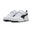 Dětské tenisky sportovní s velcro páskem Rebound V6 PUMA White Black transparent