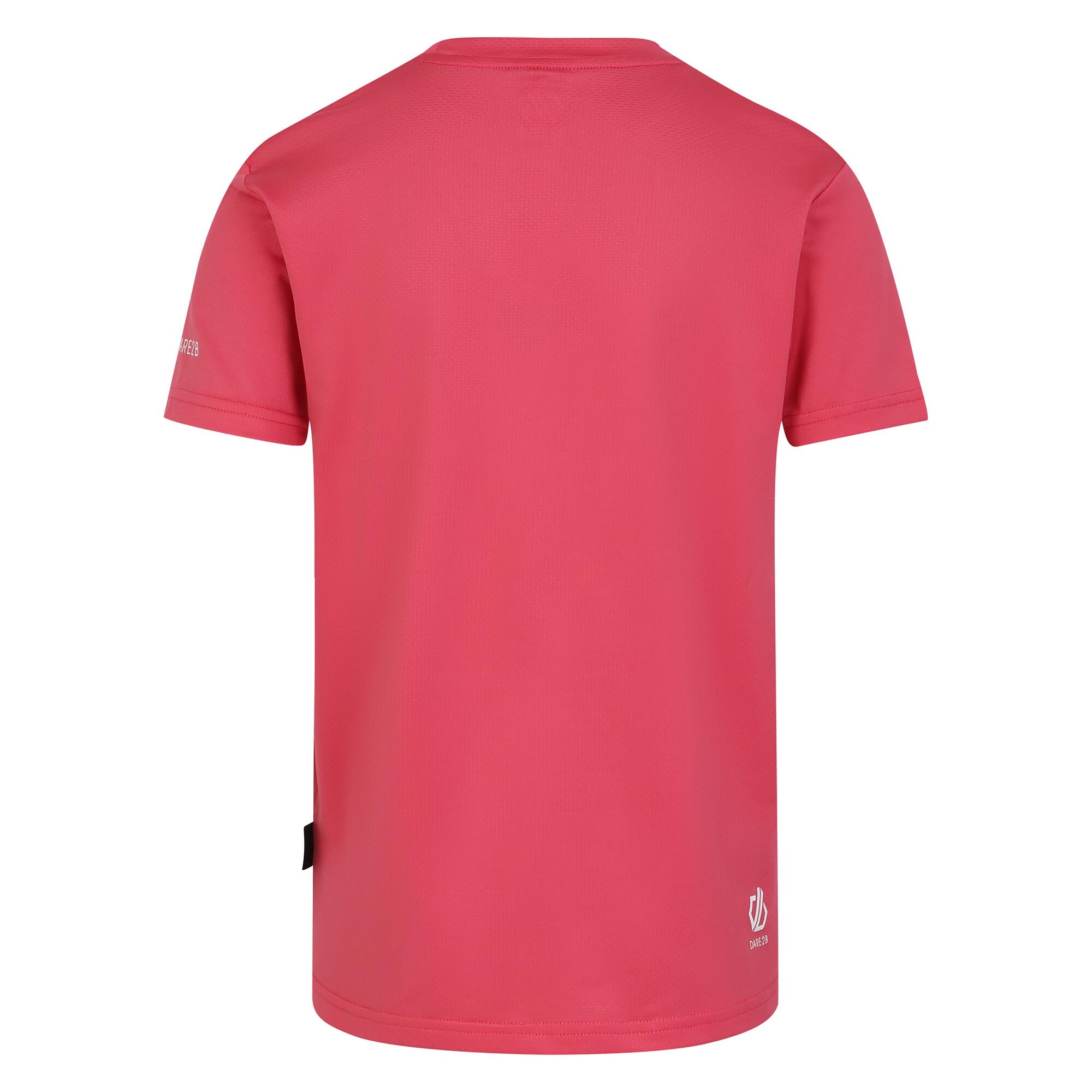 Tshirt Motif/style Vélo AMUSE Enfant (Rose Néon) 2/5