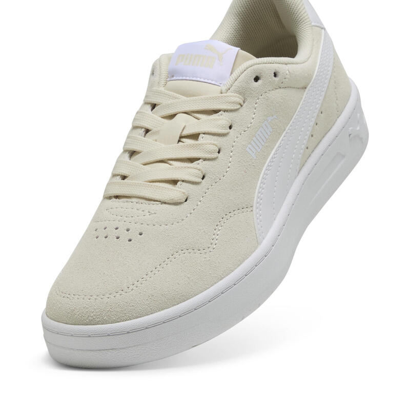 Sneakers en daim Court Lally Femme PUMA Alpine Snow White