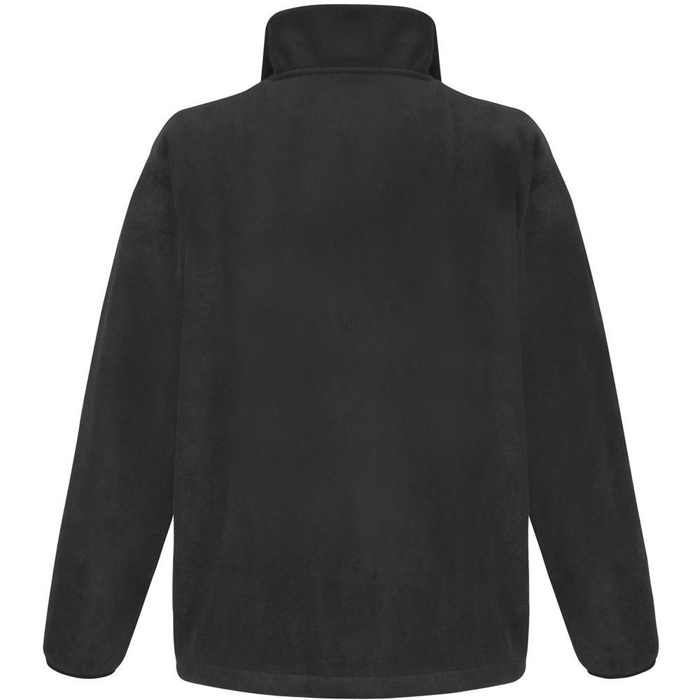 Giacca Di Pile Con Cerniera Uomo Result Nero 3/4