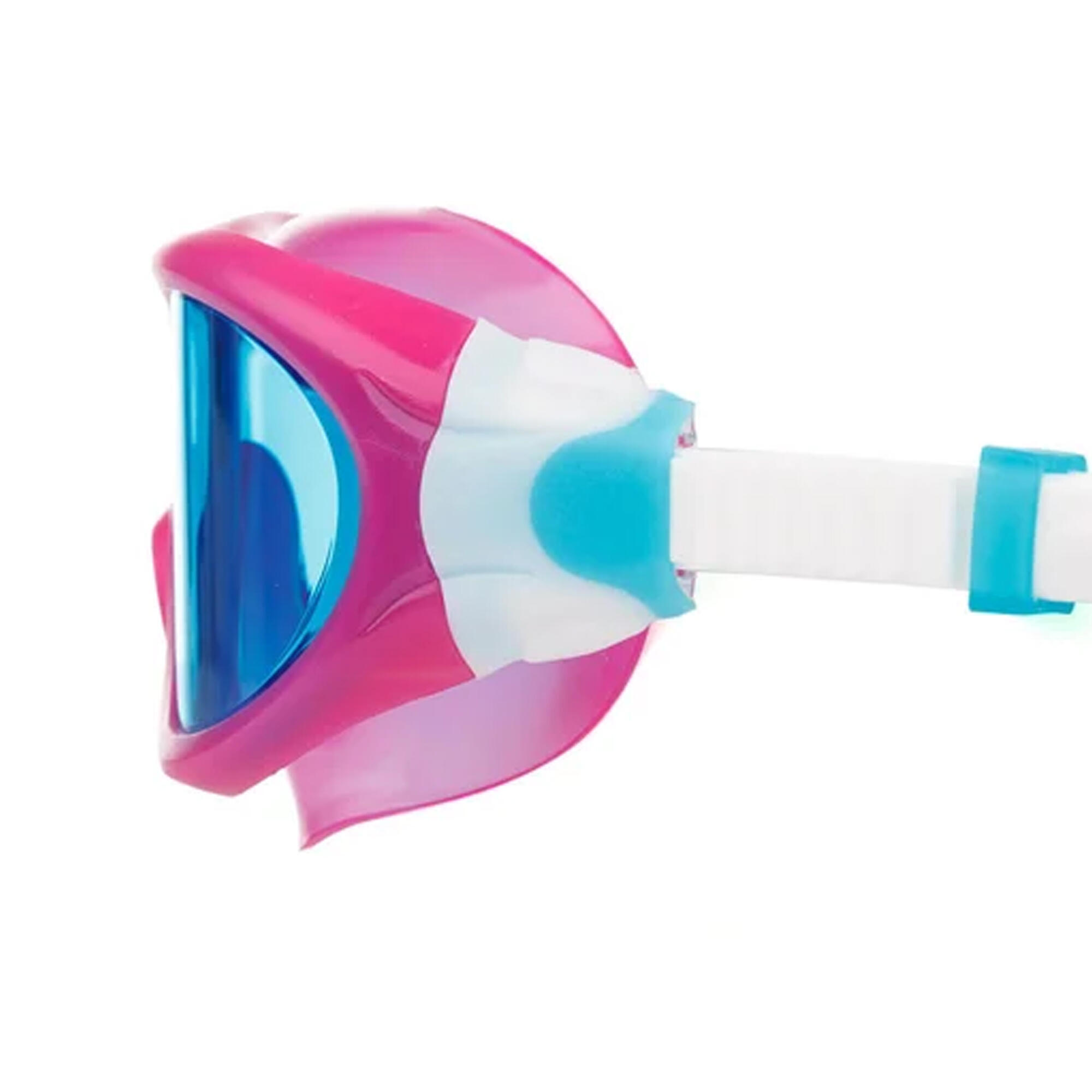 "Phantom" Schwimmbrille 2024 für Kinder Pink/Weiß 2/3