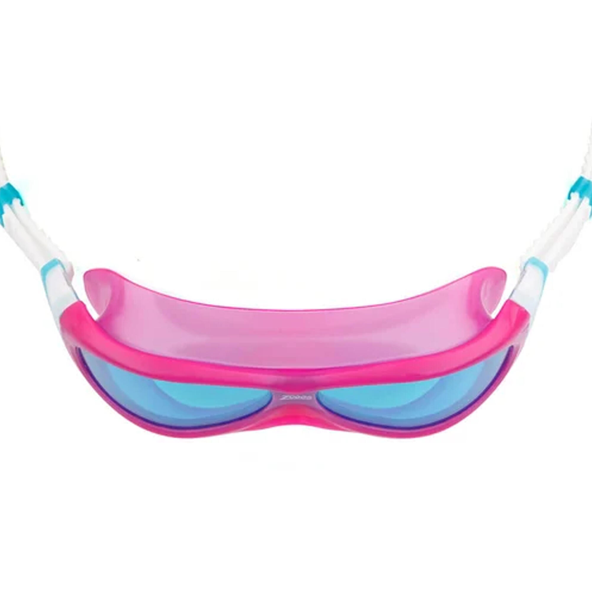 "Phantom" Schwimmbrille 2024 für Kinder Pink/Weiß 3/3