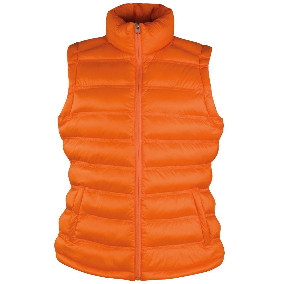 RESULT Dames Ijsvogelgewatteerde Bodywarmer / Giletjasje (Oranje)