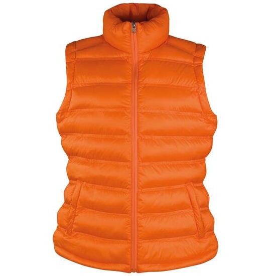 Gilet Imbottito Senza Maniche Donna Result Arancio