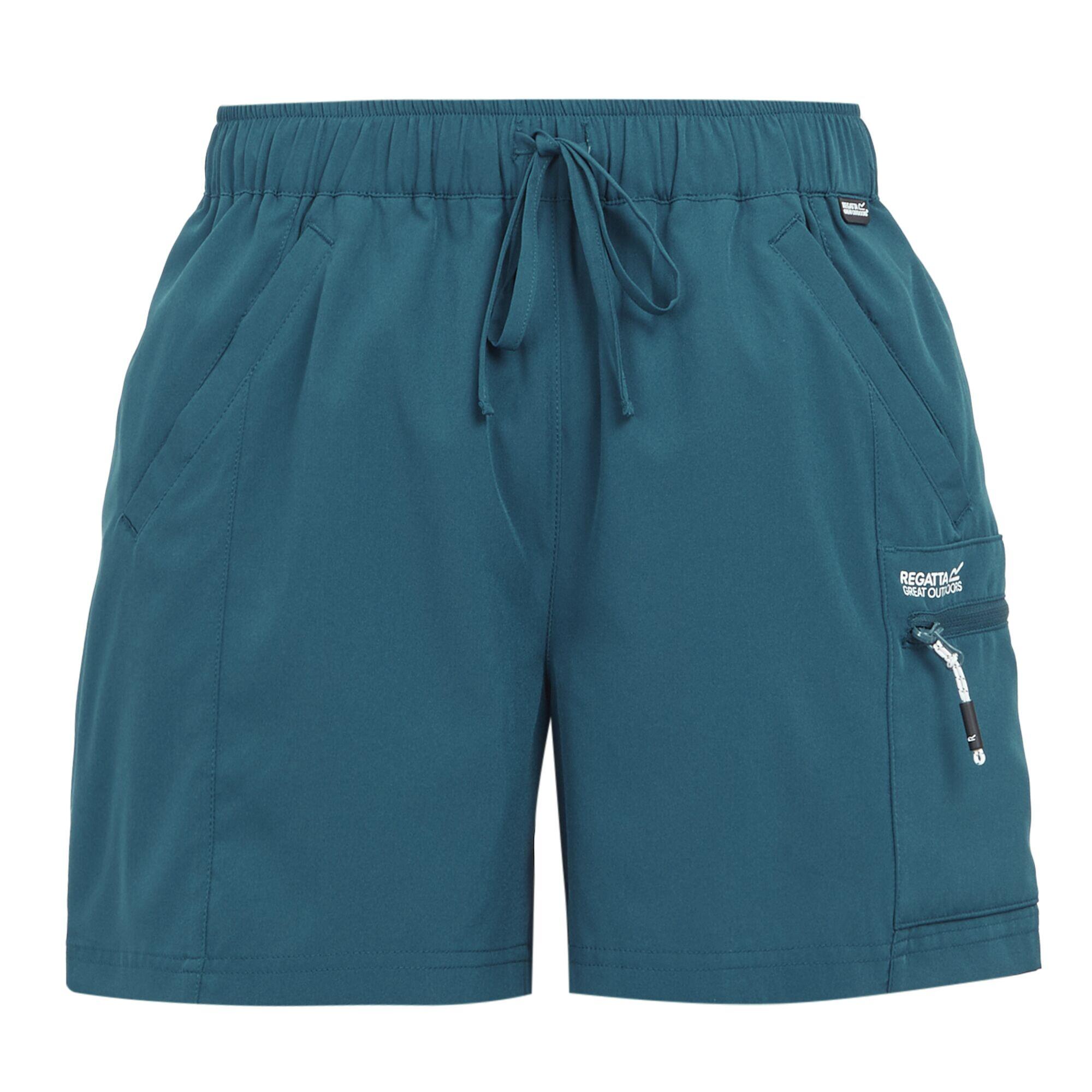 REGATTA Dames Travel Light Packaway Shorts (Marokkaans blauw)