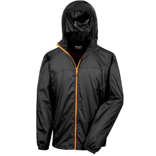 Veste Légère Pour Hommes (Noir / Orange)