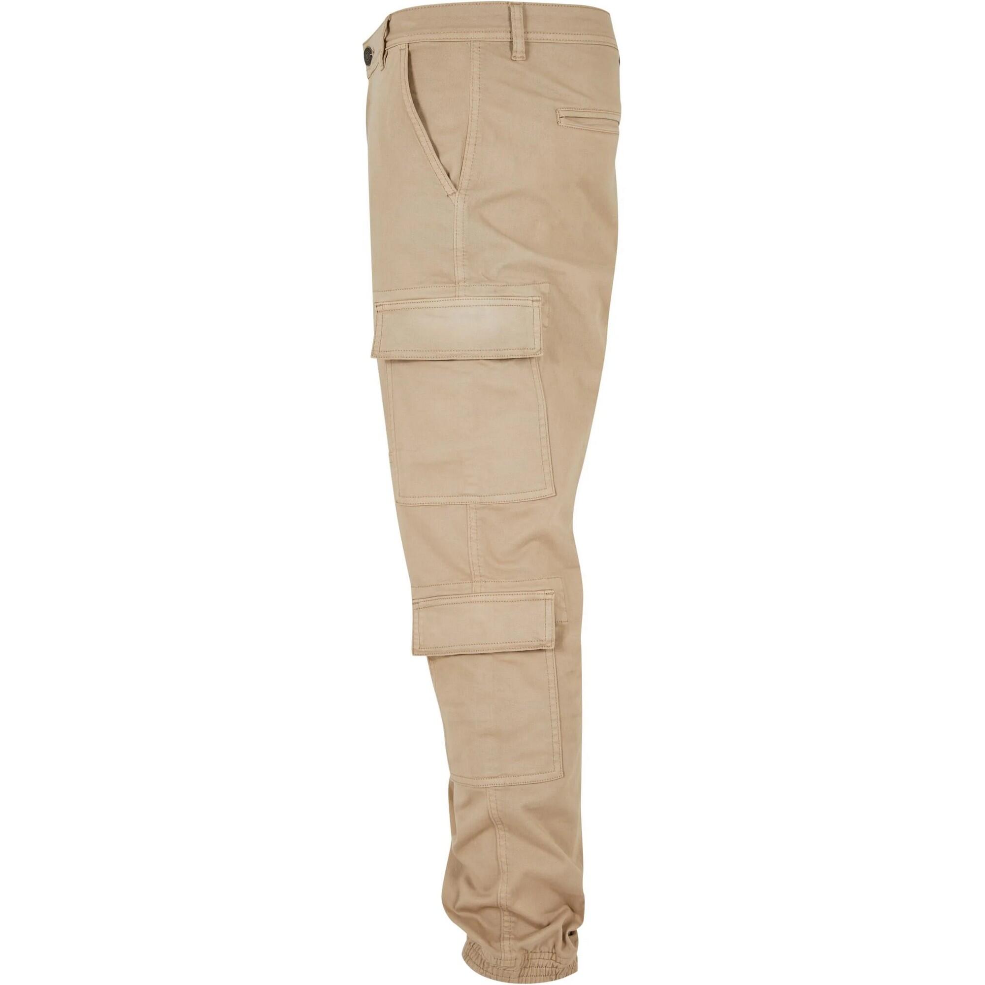 Pantaloni Jogging Cargo Doppia Tasca Uomo Urban Classics Sabbia Calda 3/4