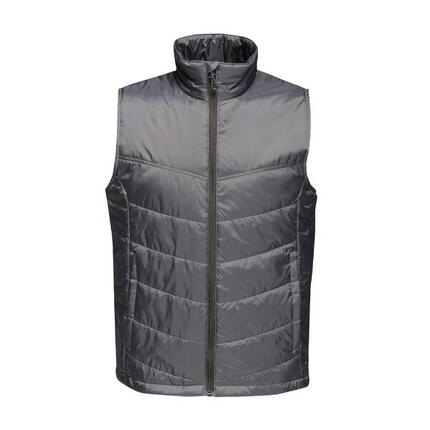 Heren Stadium Geïsoleerde Bodywarmer (Zwart)