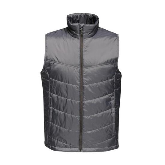 Heren Stadium Geïsoleerde Bodywarmer (Afdichting Grijs)