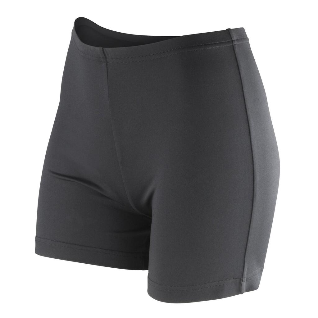 Womens/Ladies Impact Soft Sweat Shorts (Black)