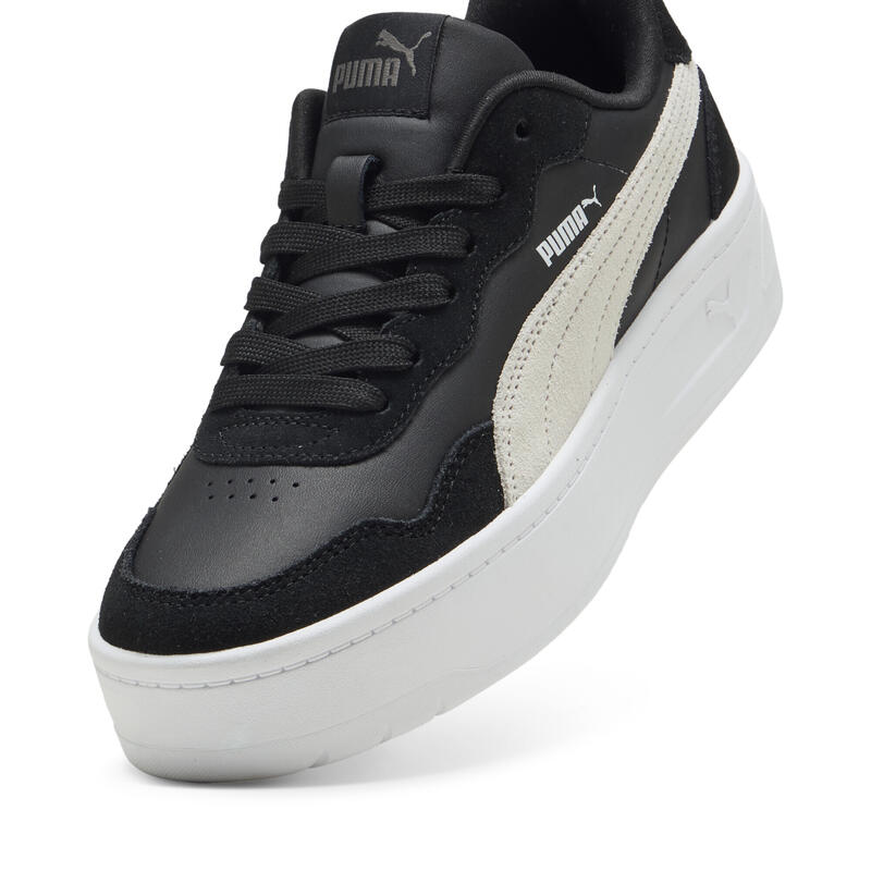 Court Lally Skye Suede sneakers voor dames PUMA Black White