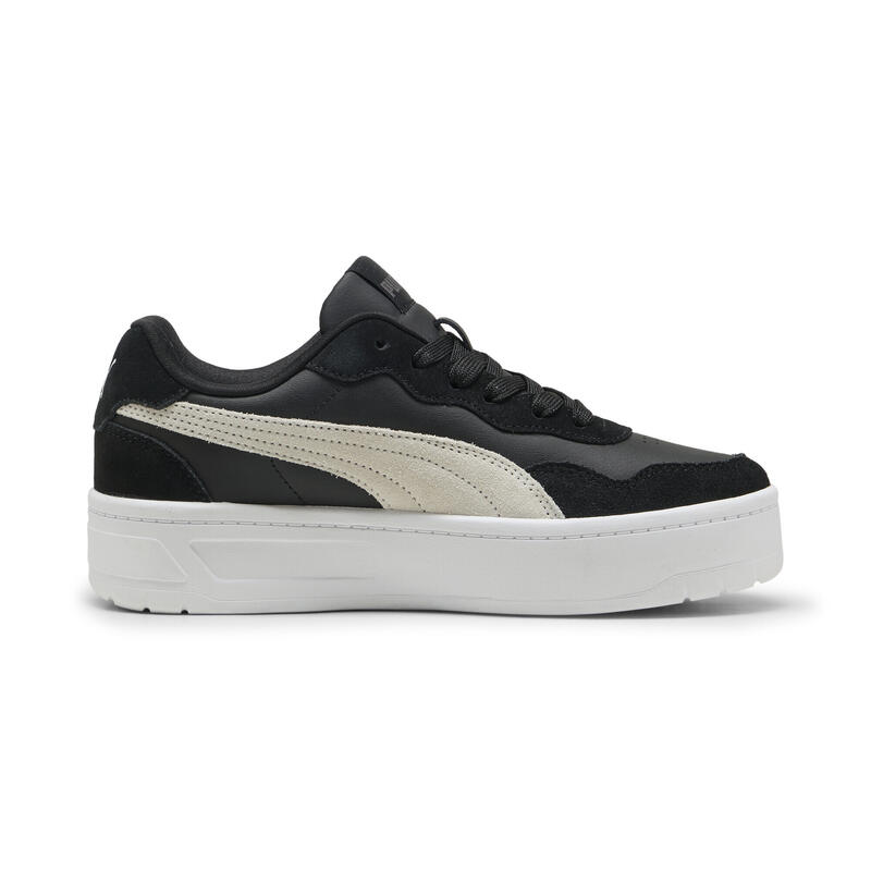 Court Lally Skye Suede sneakers voor dames PUMA Black White