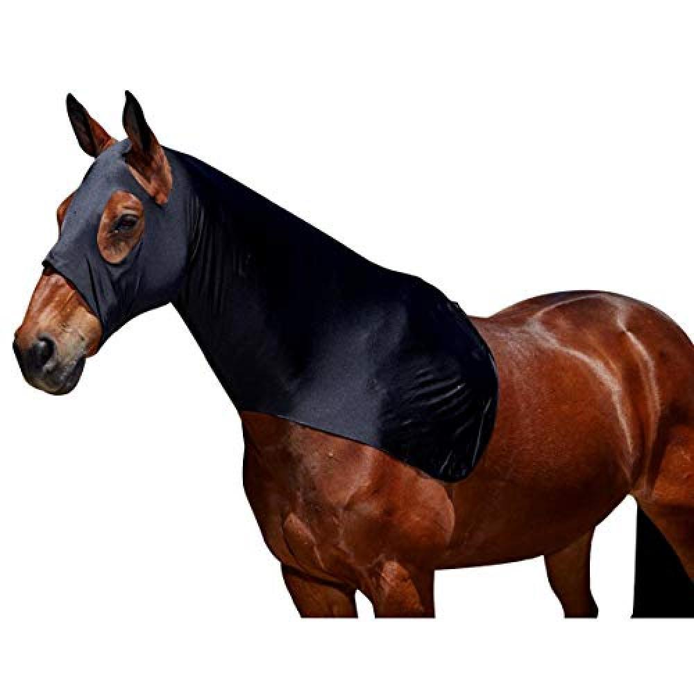 StretchHalsteil mit Haube Damen und Herren Schwarz 2/2
