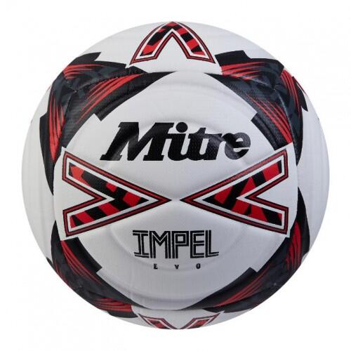 MITRE Impel Evo Football (White/Black/Red)