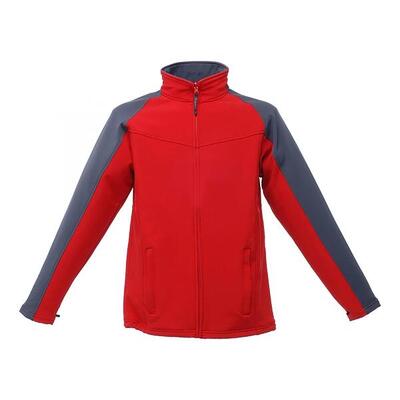 Giacca Softshell Anti Vento Uomo Regatta Uproar Rosso Classico/Grigio