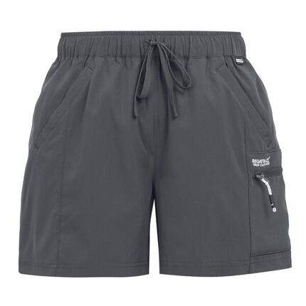 Travel Light" Shorts für Damen Mittelgrau