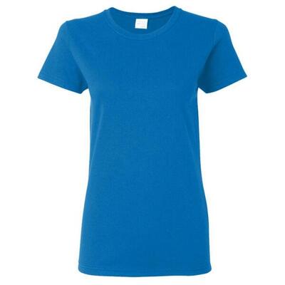 Maglietta 100% Cotone Donna Gildan Verde Menta