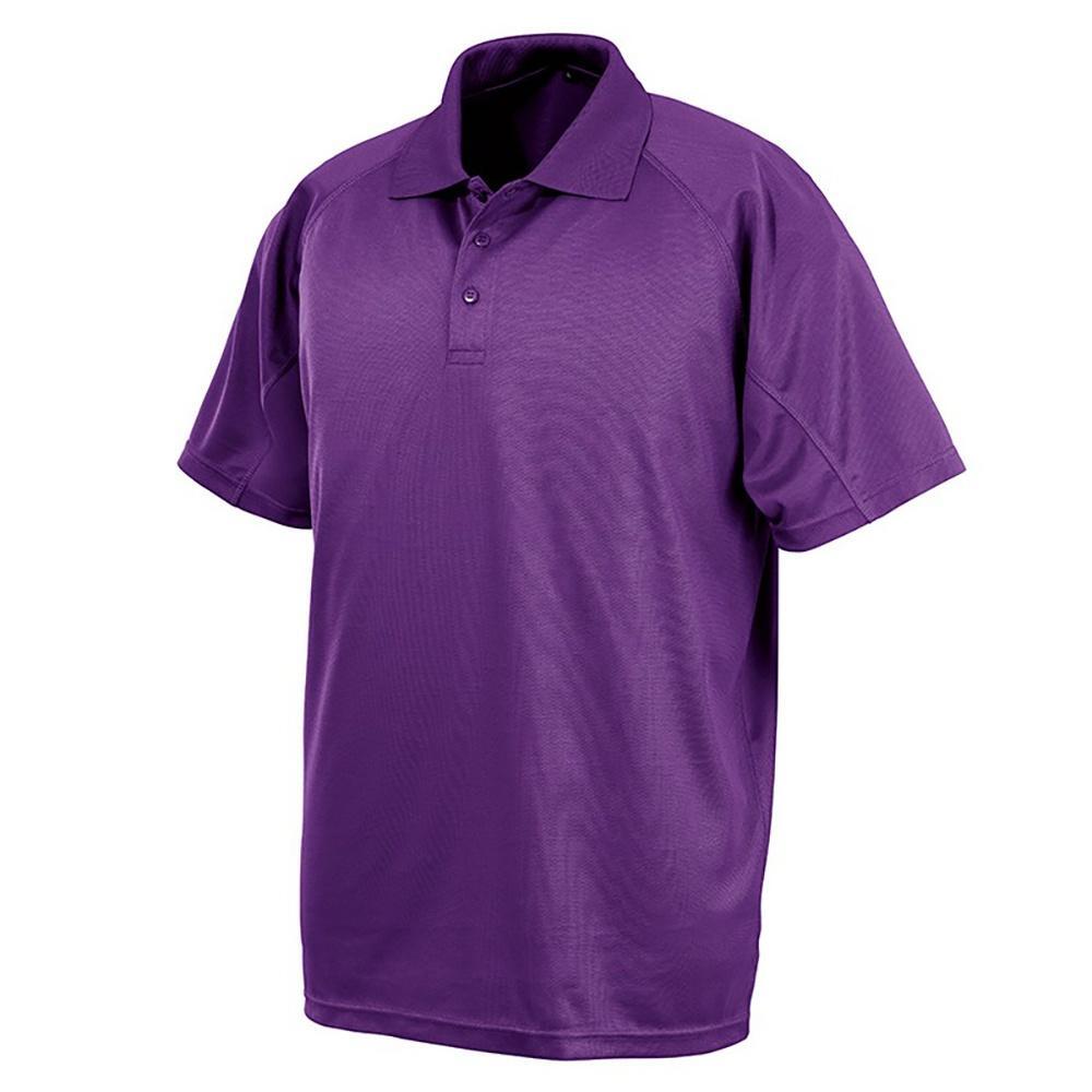 Spiro - Polo Manches Courtes Impact Homme (violet) - T-shirt Manches Courtes - Violet - 52 2xl - Decathlon
