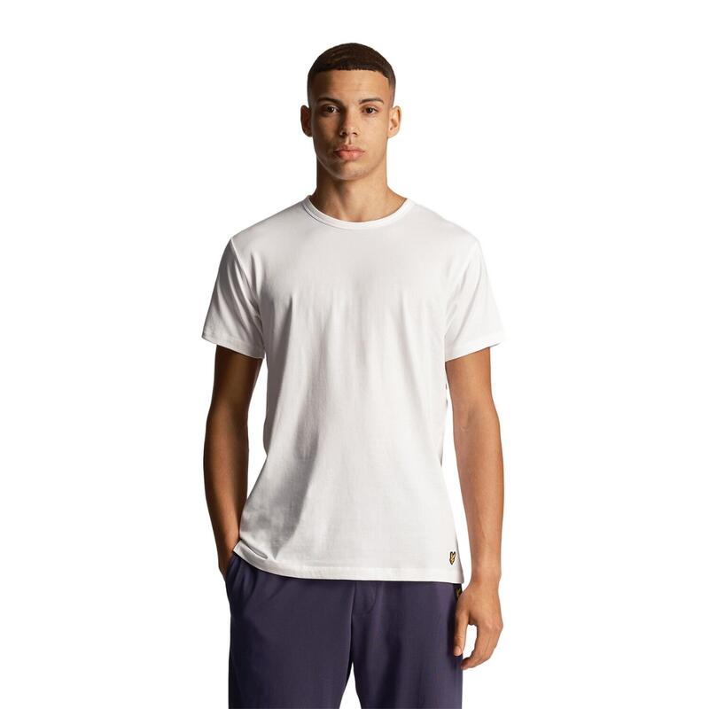 "Basic" TShirt für (3erPack) Herren Pechschwarz/Samtschwarz Meliert/Mittelgrau