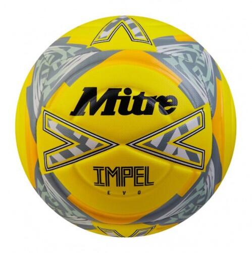 MITRE Impel Evo Football (Yellow/Black/Grey)