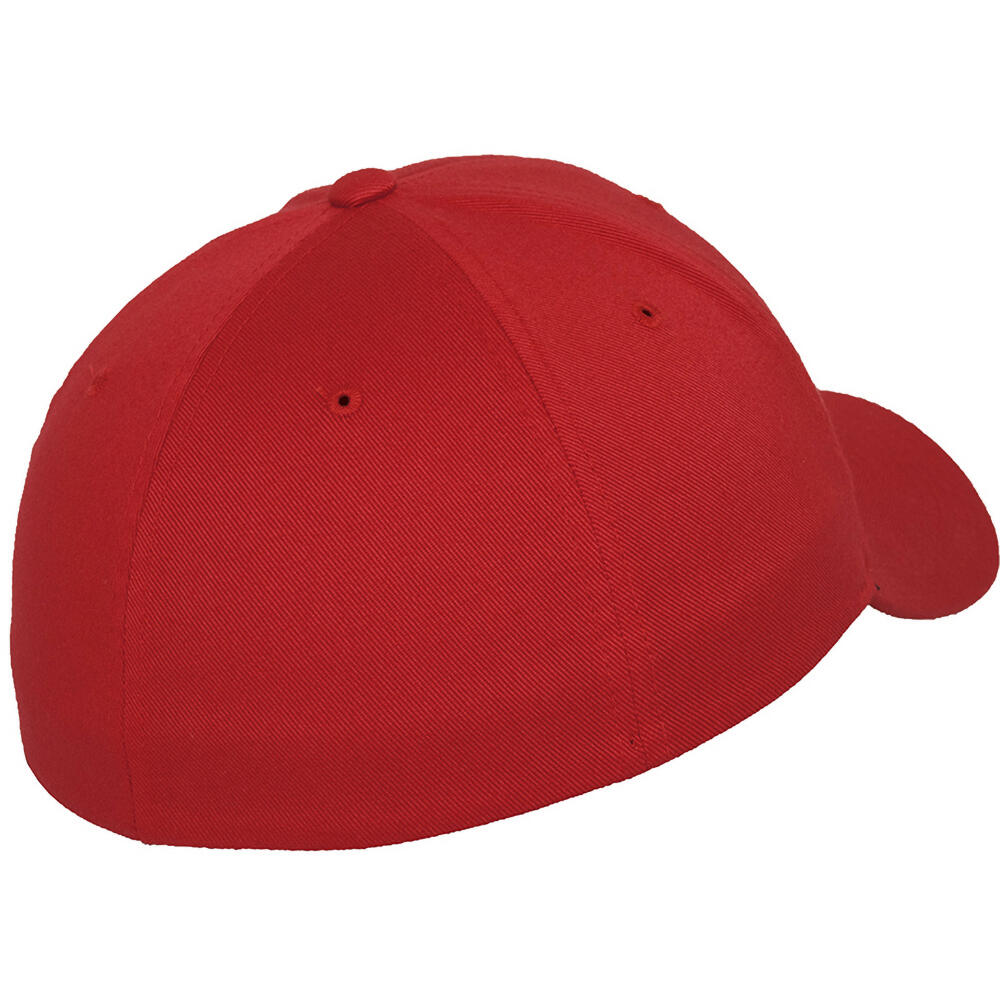 Unisex Wooly Combed Cap (Red) 2/2