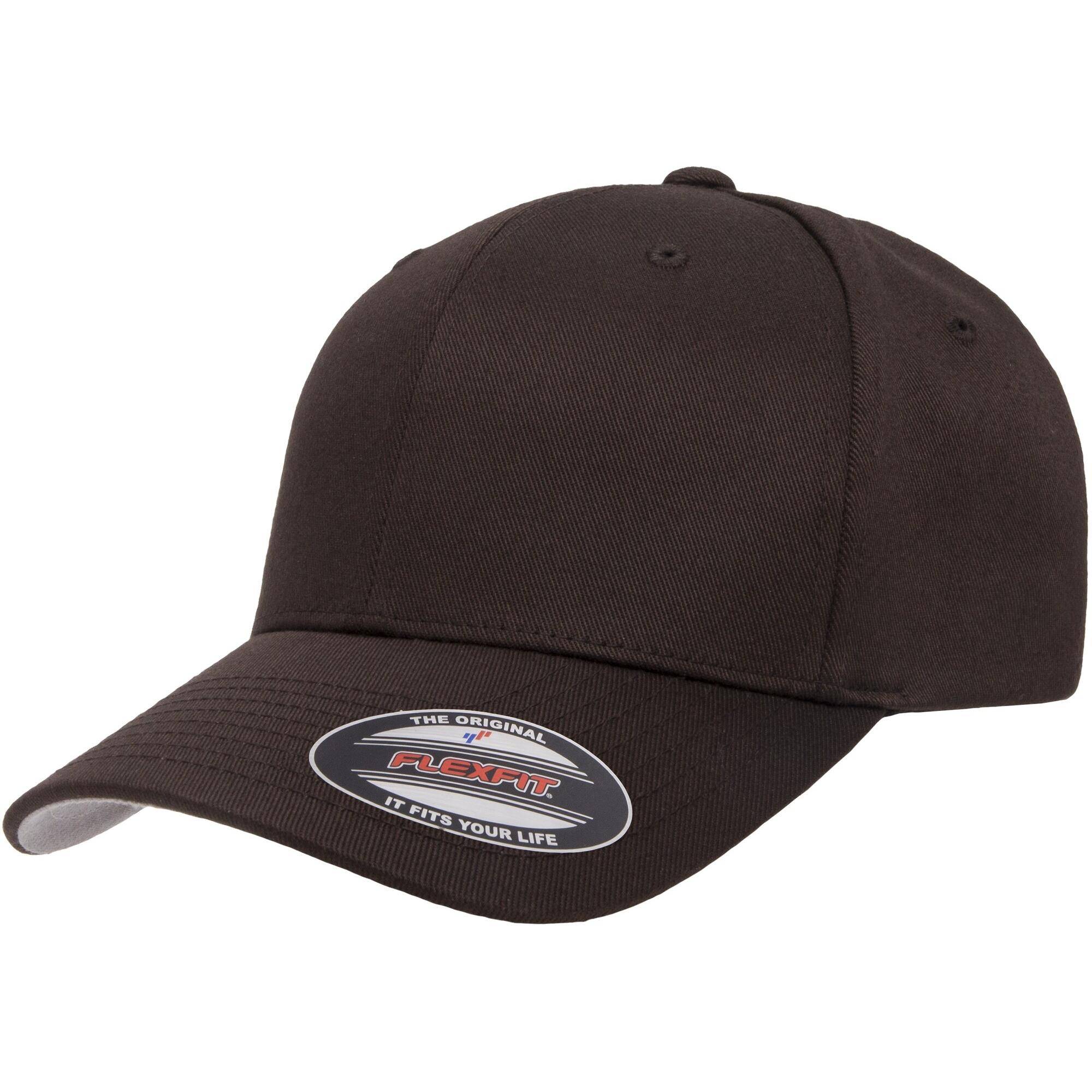 FLEXFIT Unisex Wooly Combed Cap (Brown)