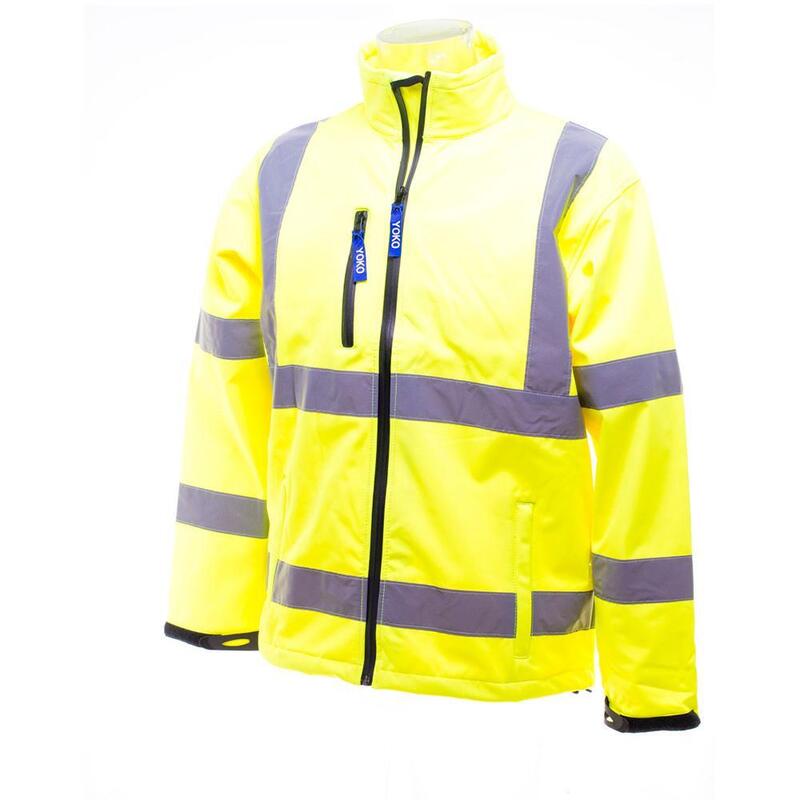 Veste Haute Visibilité Homme (Jaune Fluo)