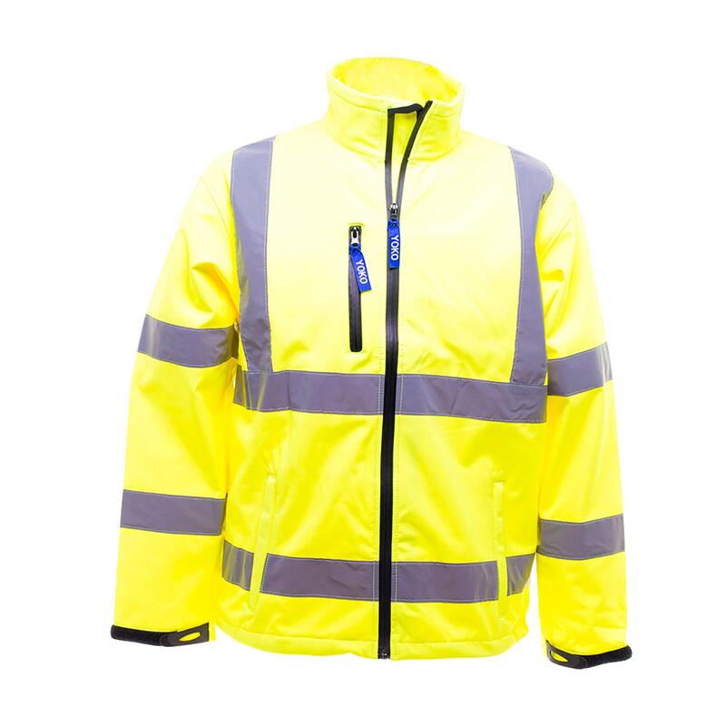 HerenHiVis Sofshelljasje (Hi-Vis Geel)