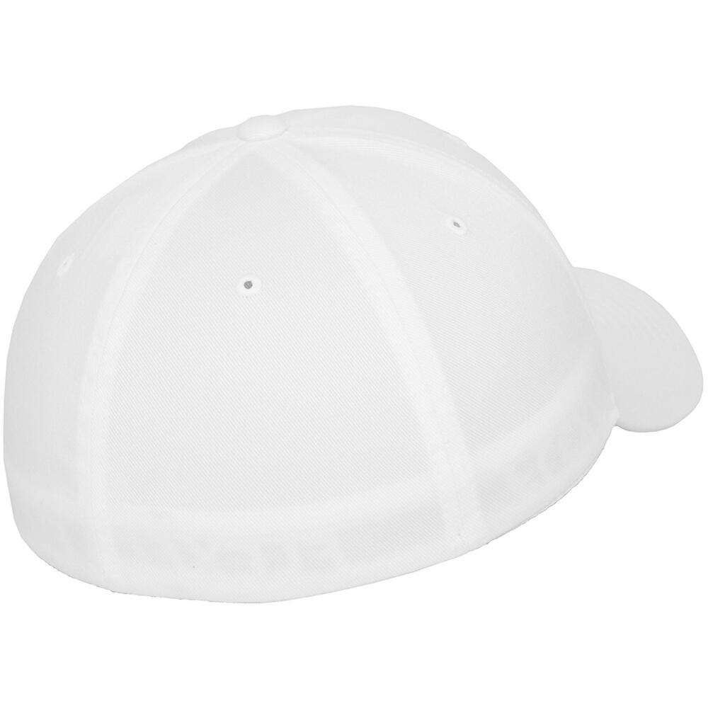 Unisex Wooly Combed Cap (White) 2/2