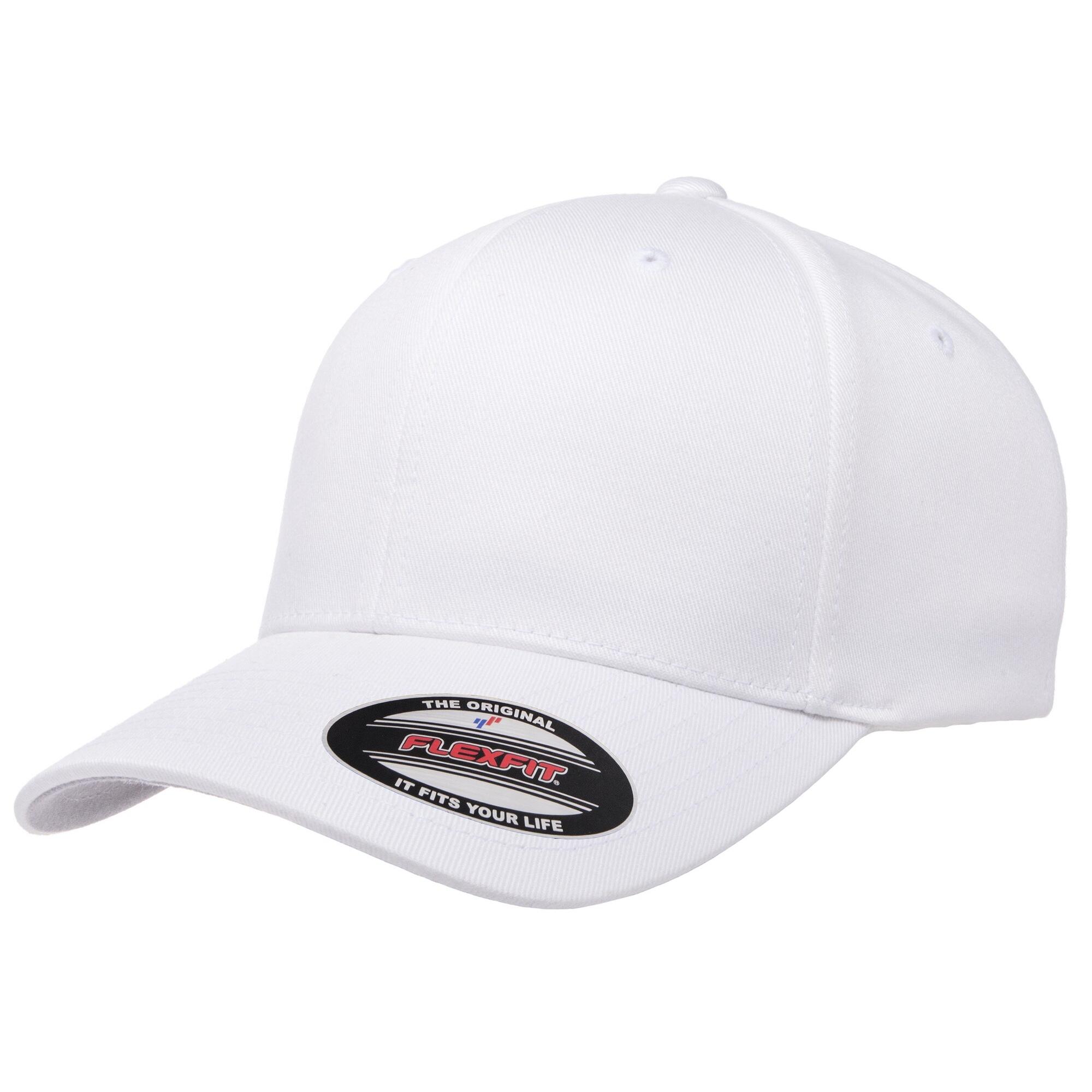 FLEXFIT Unisex Wooly Combed Cap (White)