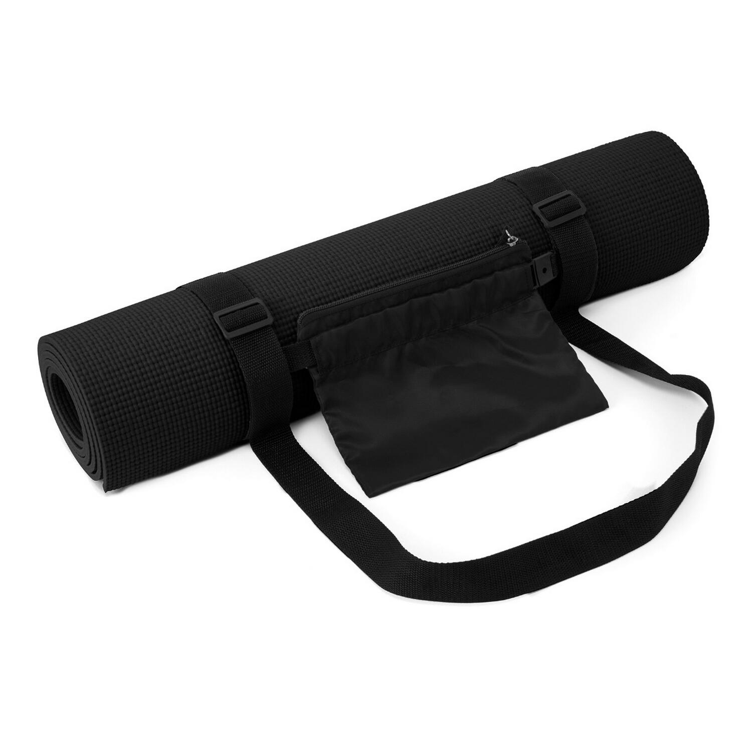 Yogamatte Und Tasche Damen und Herren Schwarz 2/2
