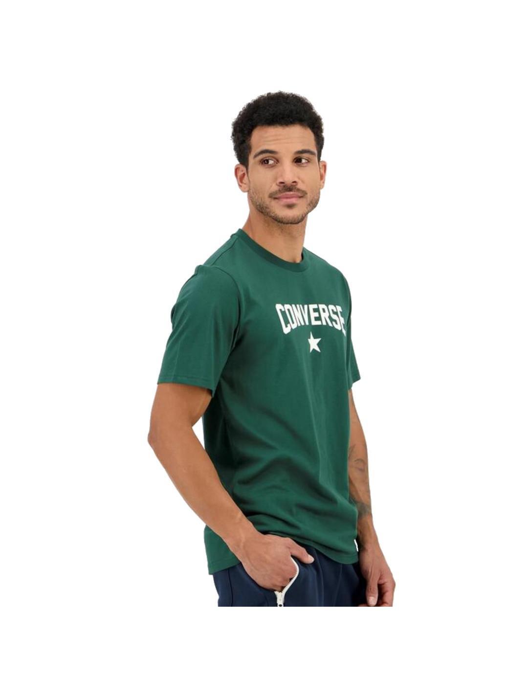 Camiseta para Hombre Converse Converse tee Verde 3/4