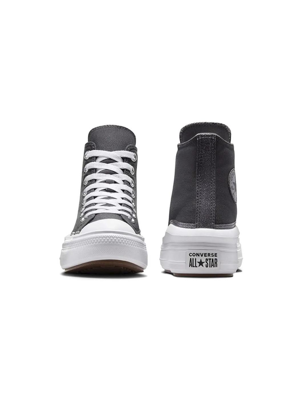 Chaussures pour fille Converse Move Gris 4/5