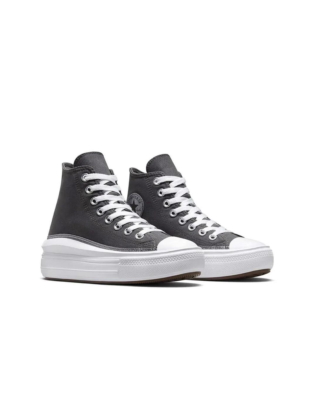 Chaussures pour fille Converse Move Gris 3/5