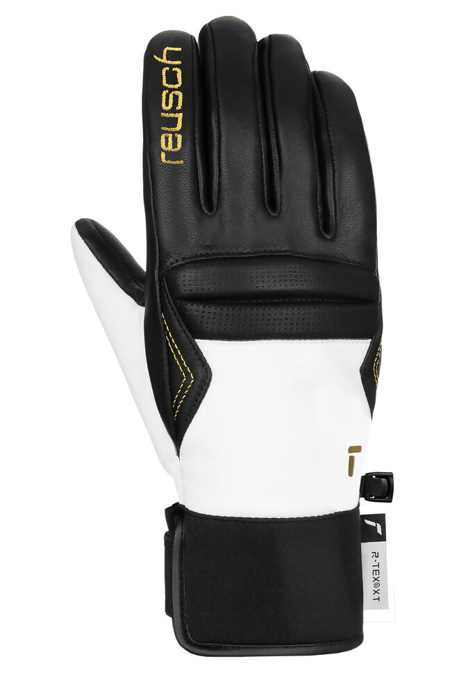 Rękawice Reusch Mikaela Shiffrin R-TEX XT Black White 2025